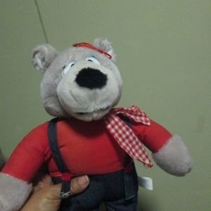 NANCO PUFFED TEDY BEAR 12' EXCELLENT